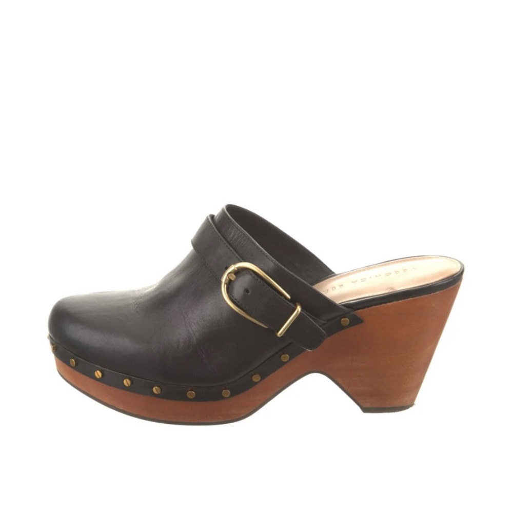 Veronica Beard Hendrix Buckled Clogs